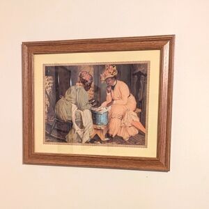 Photo print and framed from the 1908 McCormick black American Calendar.